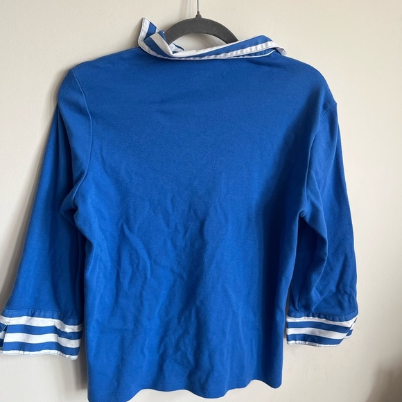 Draper’s & Damons Set Sail Knit 3/4 Sleeve Tee size PM - Picture 8 of 8